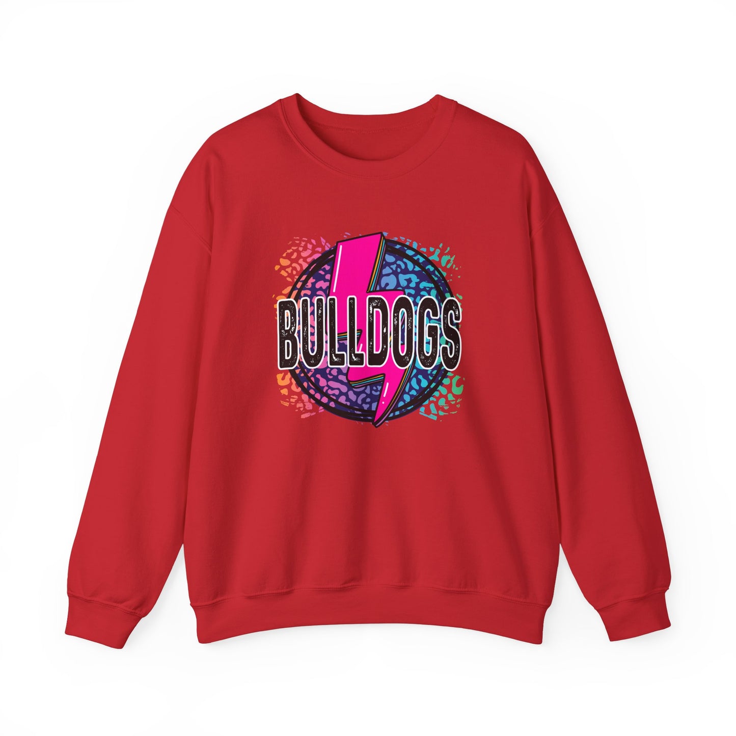 Colorful Bulldogs- Adult Unisex Heavy Blend™ Crewneck Sweatshirt
