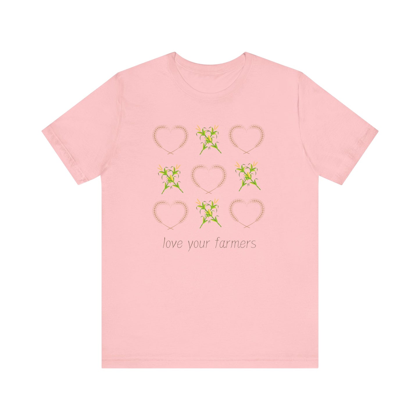 XOXO- Love Your Farmers - Adult Unisex Jersey Short Sleeve Tee