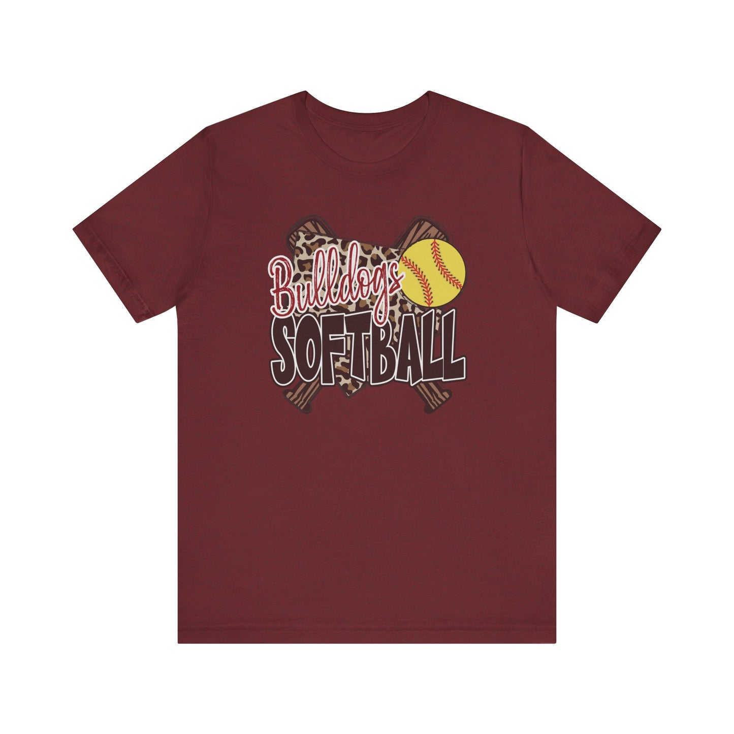 Bulldogs Softball - Adult Unisex Jersey Short Sleeve Tee