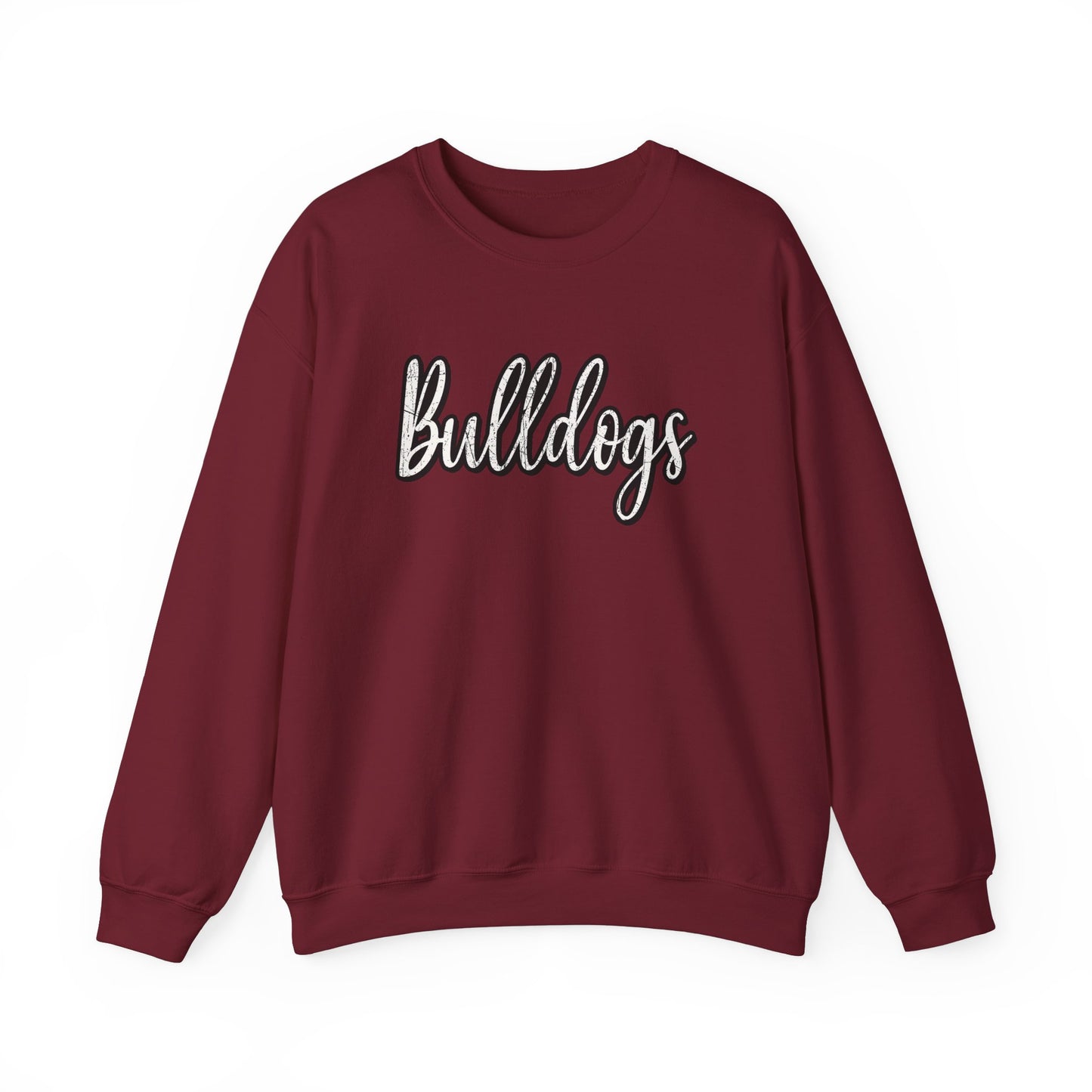 Bulldogs Script - Adult Unisex Heavy Blend™ Crewneck Sweatshirt