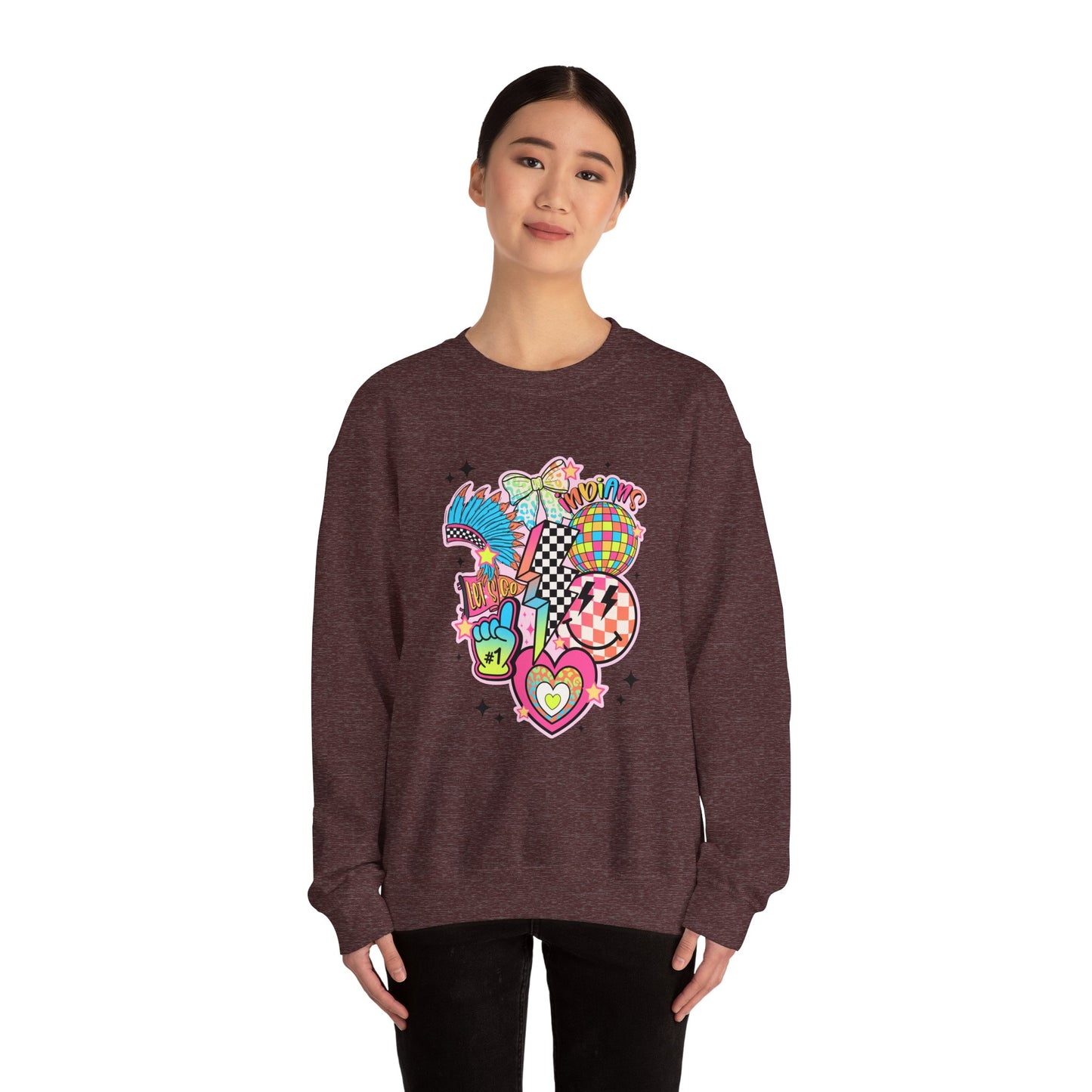 Indians- Unisex Heavy Blend™ Crewneck Sweatshirt
