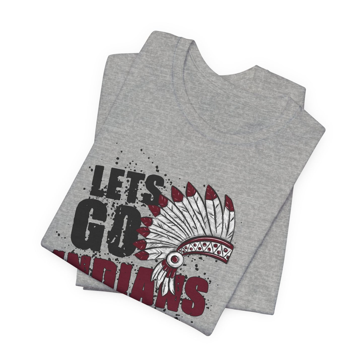 Let's Go Indians- Unisex Jersey Short Sleeve Tee