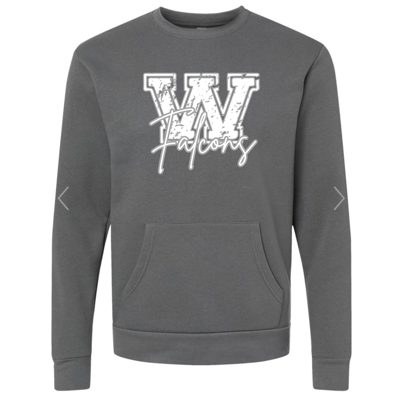 Wayne Falcons Pocket Crewneck Sweatshirt