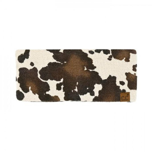 CC cow print head wrap