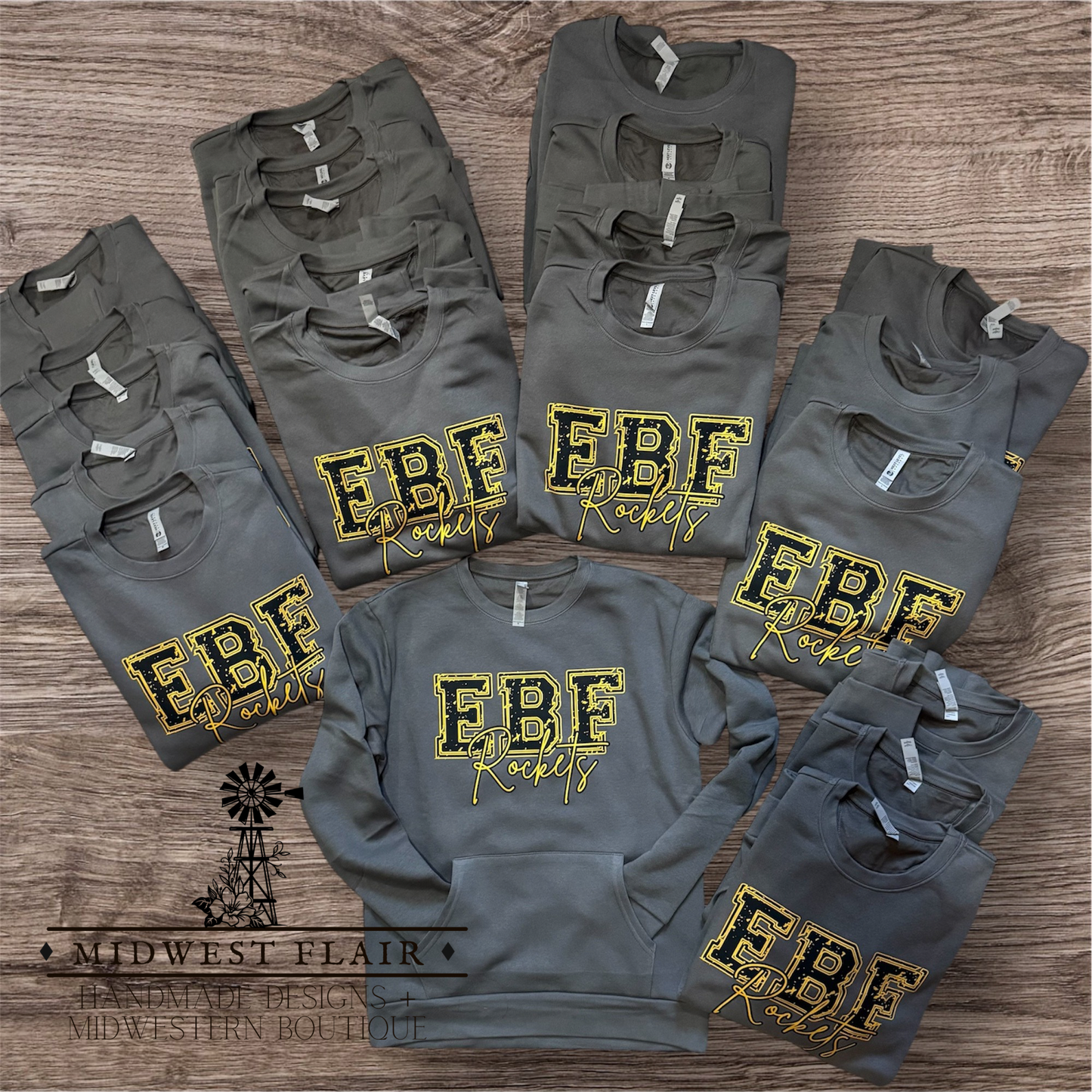 EBF Pocket Crewneck Sweatshirt