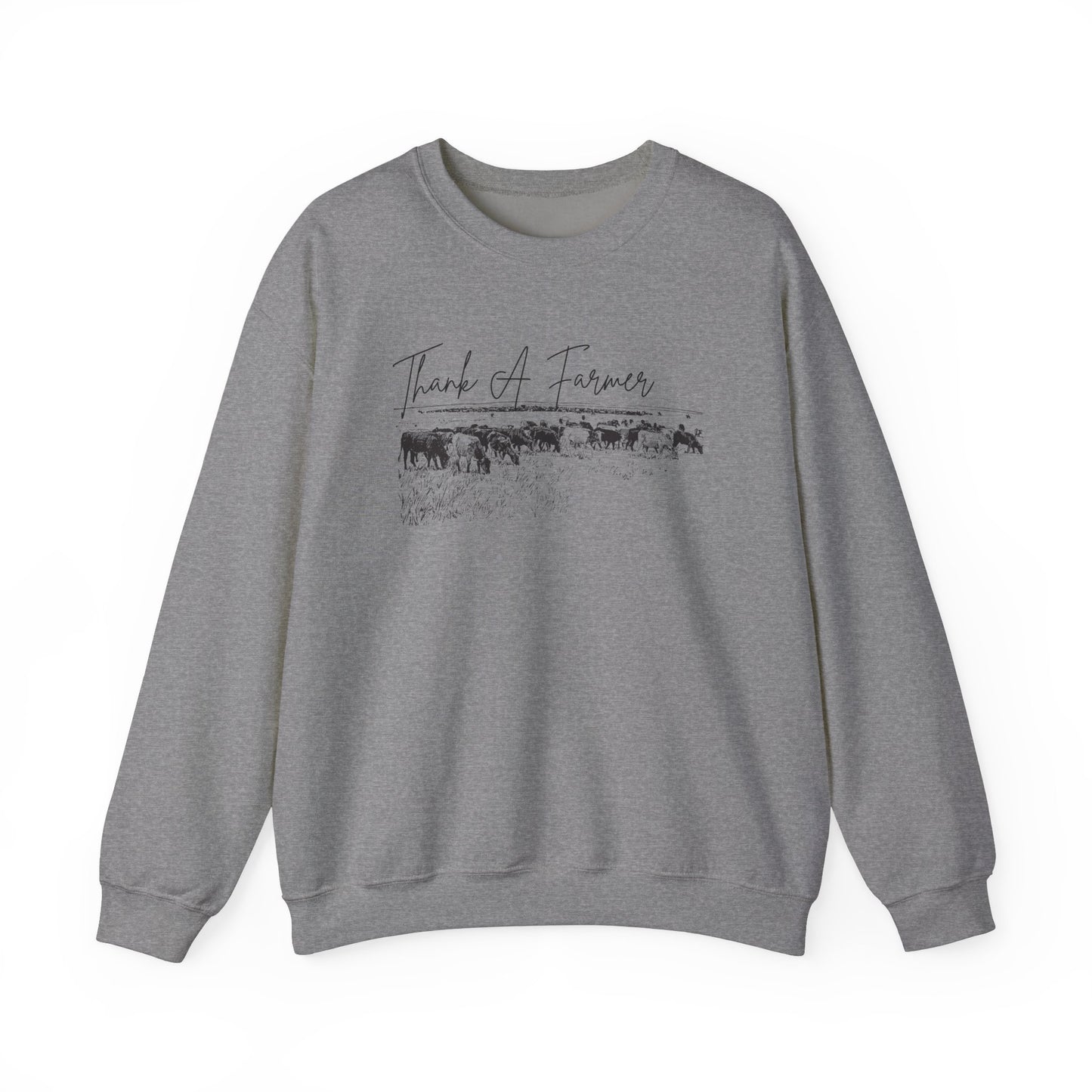 Thank A Farmer- Adult Unisex Heavy Blend™ Crewneck Sweatshirt