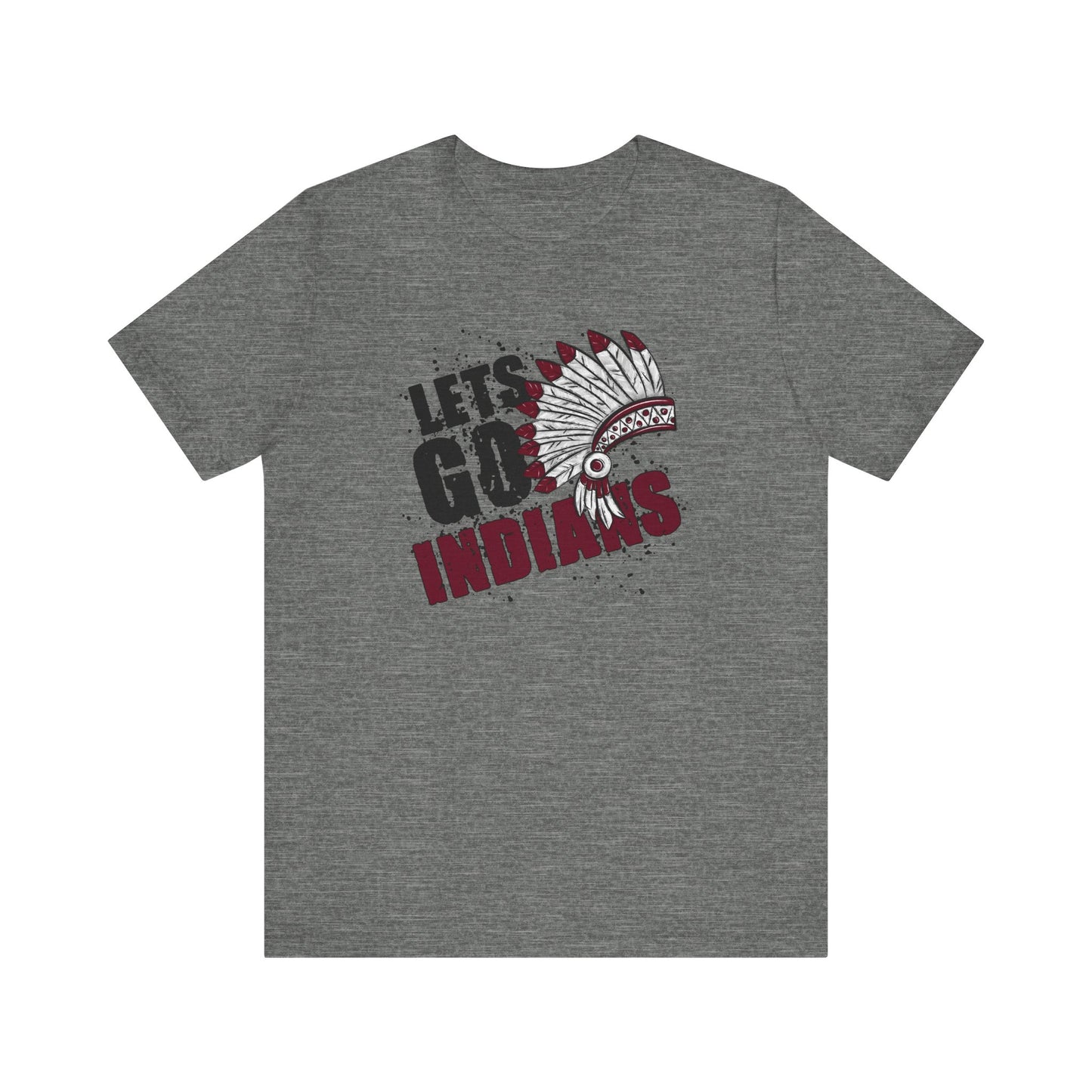 Let's Go Indians- Unisex Jersey Short Sleeve Tee