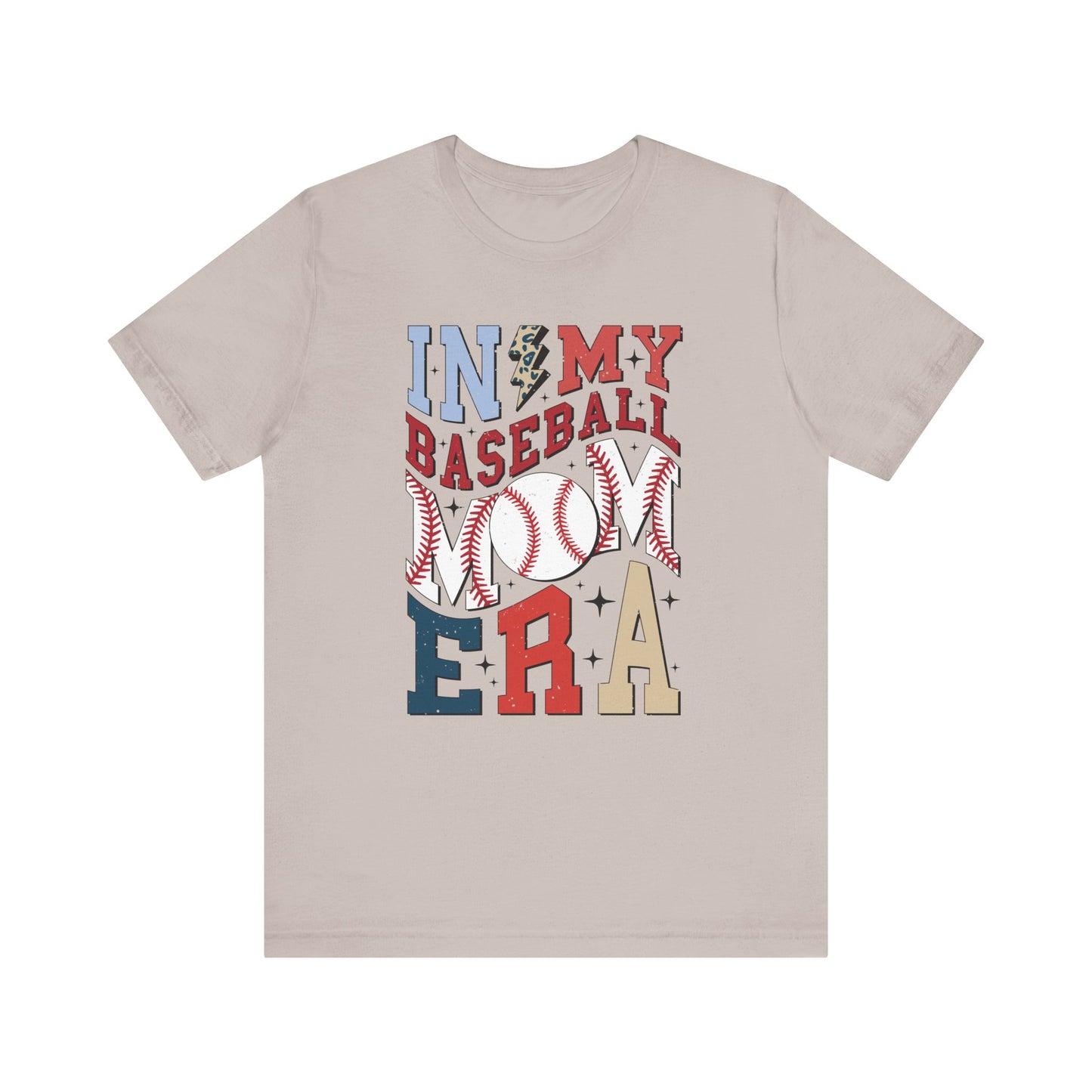 Baseball Mom- Unisex Jersey Short Sleeve Tee