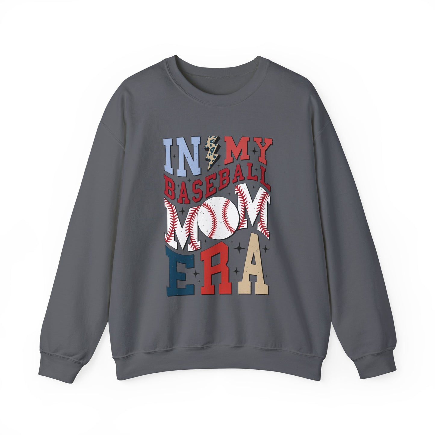 Baseball Mom- Adult Unisex Heavy Blend™ Crewneck Sweatshirt