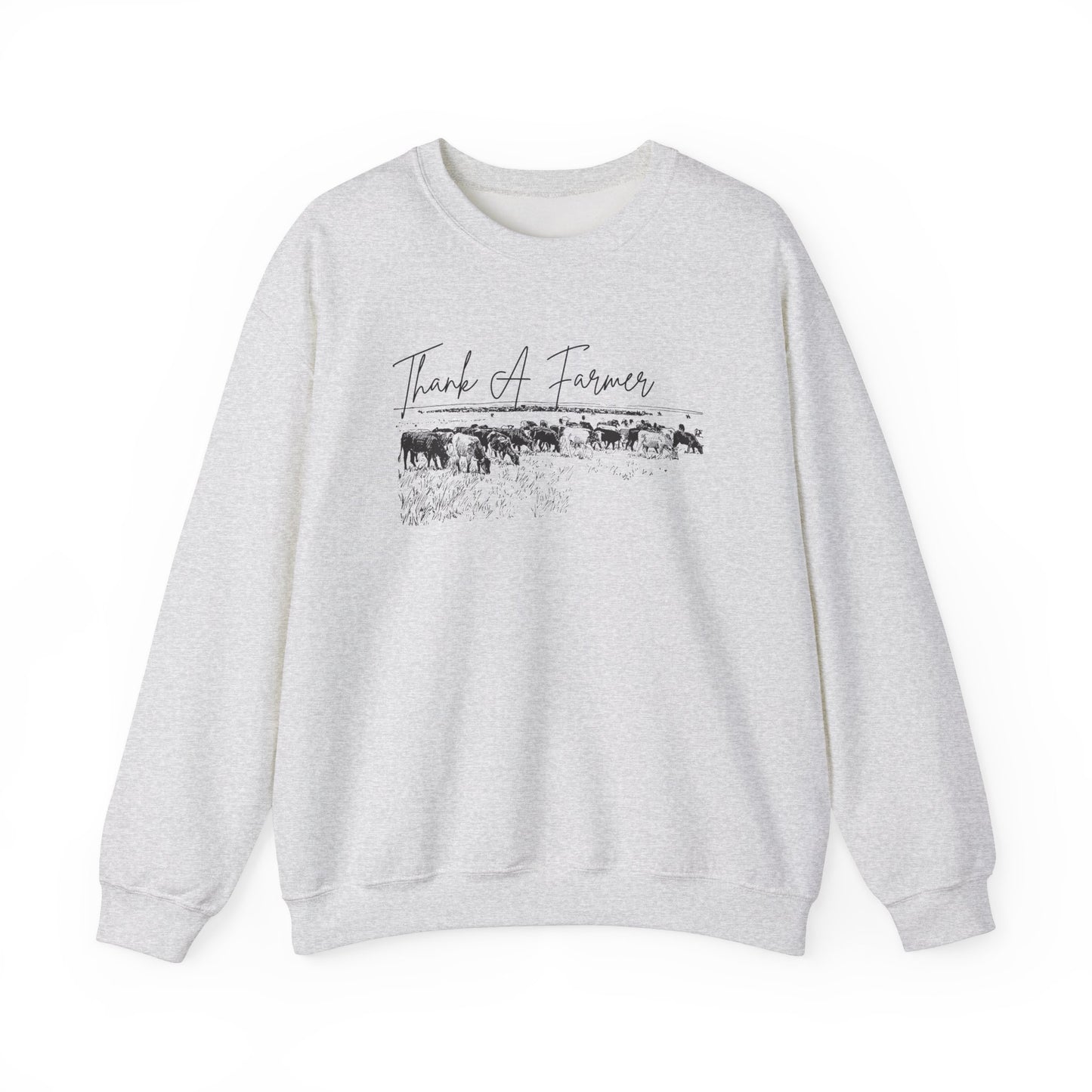 Thank A Farmer- Adult Unisex Heavy Blend™ Crewneck Sweatshirt