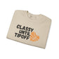 Classy Until Tipoff- adult Unisex Heavy Blend™ Crewneck Sweatshirt