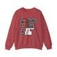 Falcons Baseball FAUX Glitter- Adult Unisex Heavy Blend™ Crewneck Sweatshirt
