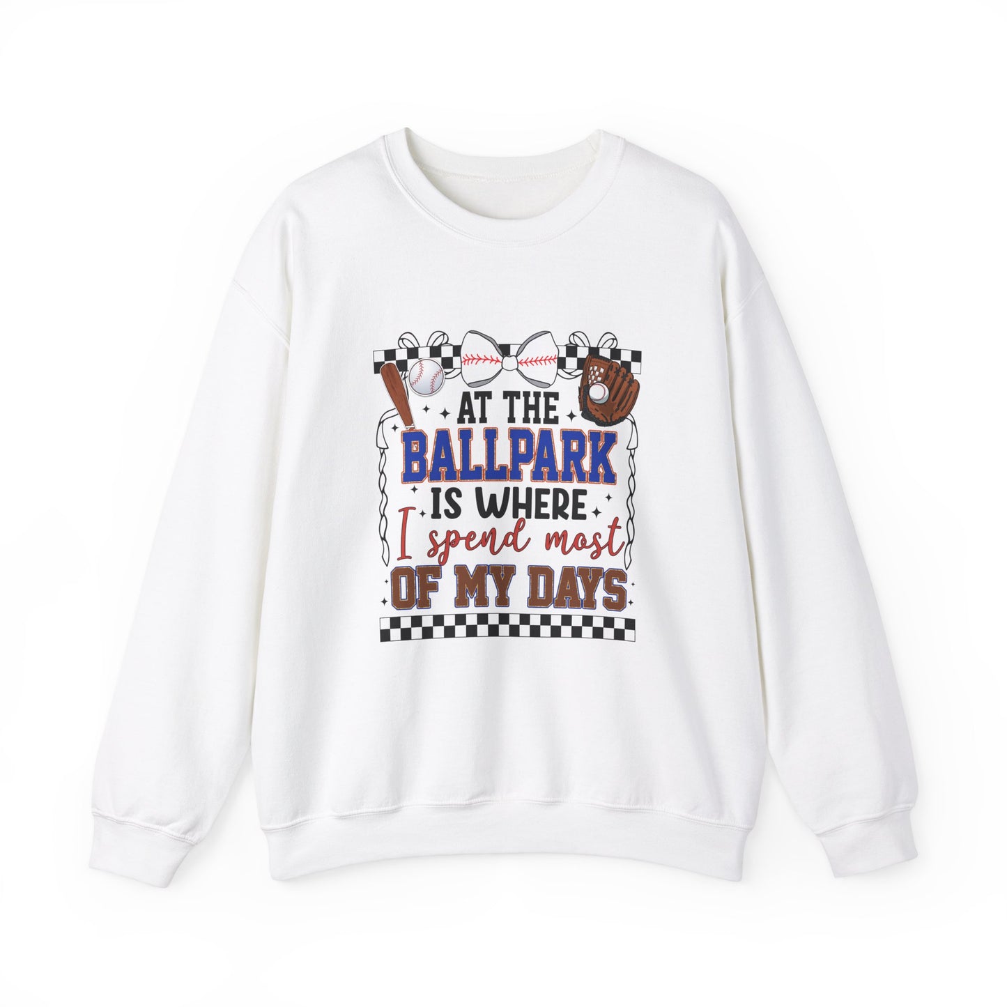 At The Ballpark- Adult Unisex Heavy Blend™ Crewneck Sweatshirt