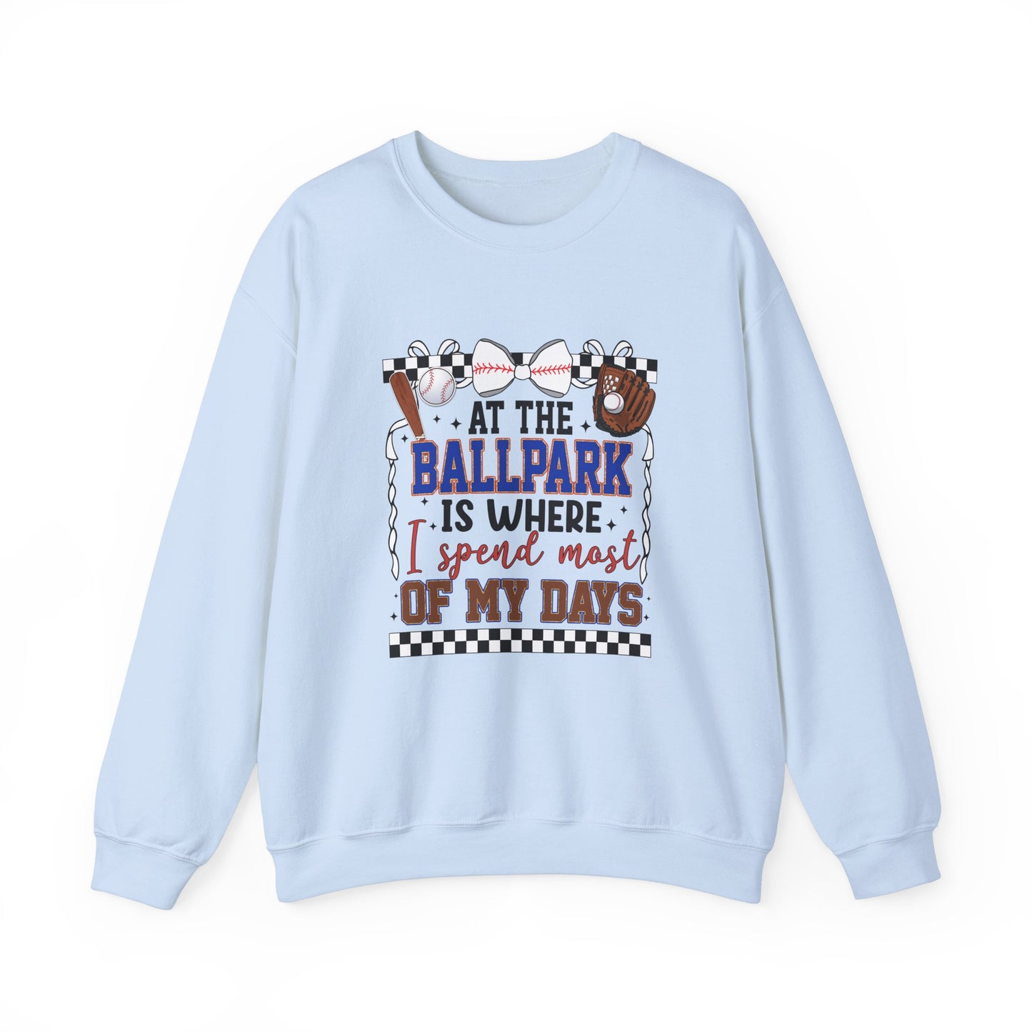 At The Ballpark- Adult Unisex Heavy Blend™ Crewneck Sweatshirt