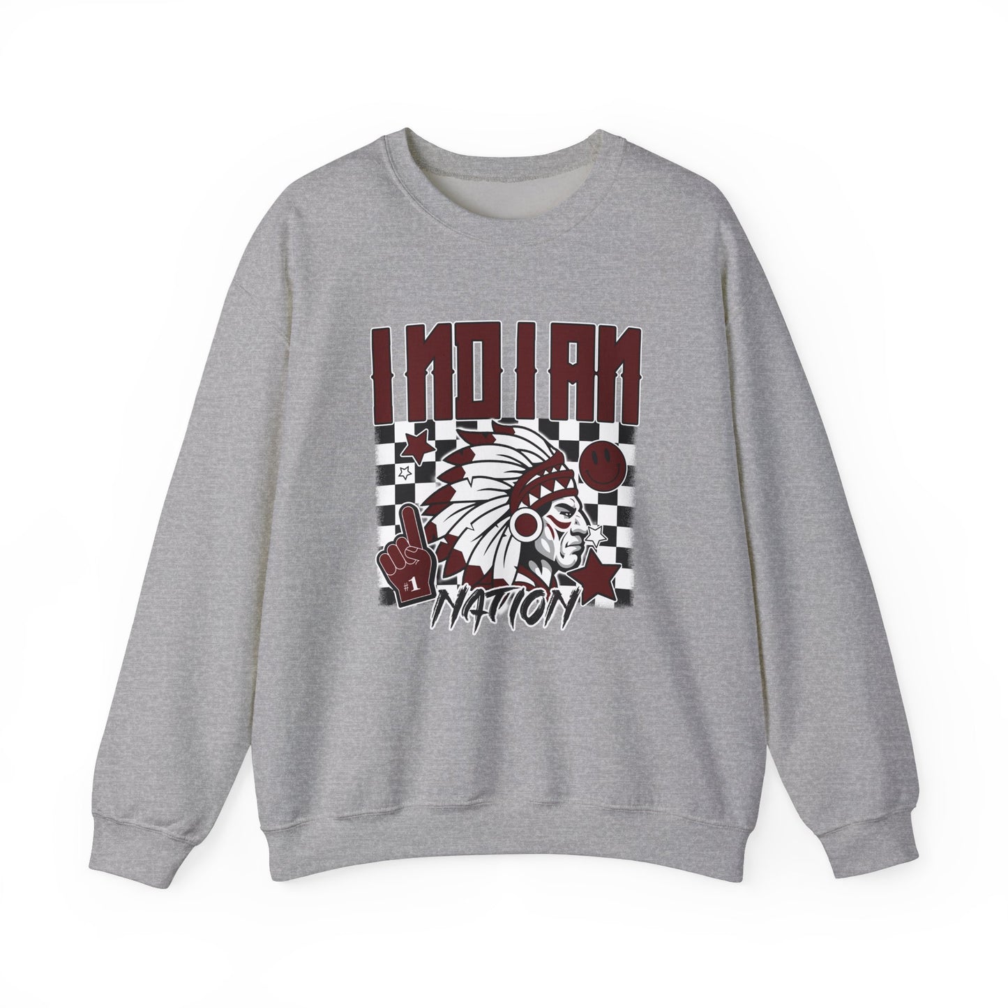 Indian Nation- Unisex Heavy Blend™ Crewneck Sweatshirt