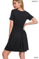 Brushed DTY Buttery Soft Fabric Surplice Dress