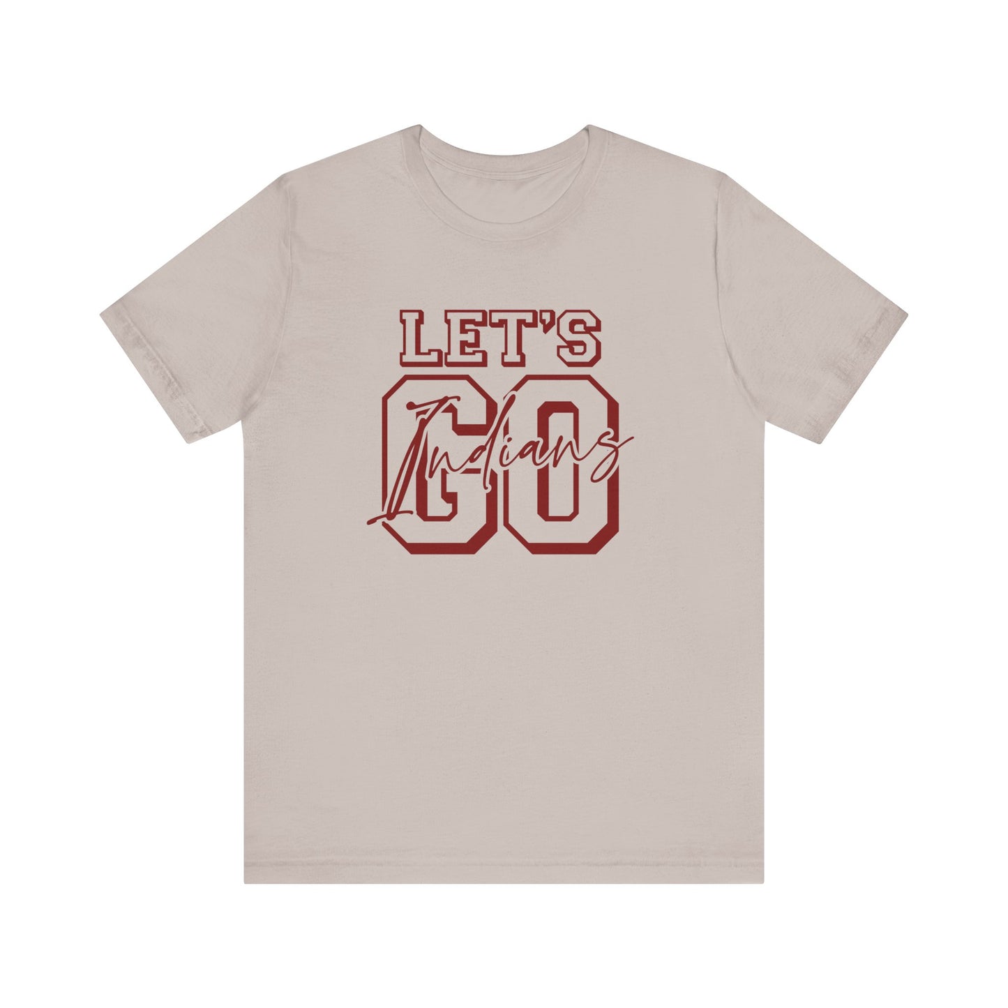 Let's Go Indians- Unisex Jersey Short Sleeve Tee