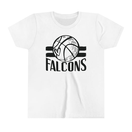 Falcons Basketball Youth Short Sleeve Tee