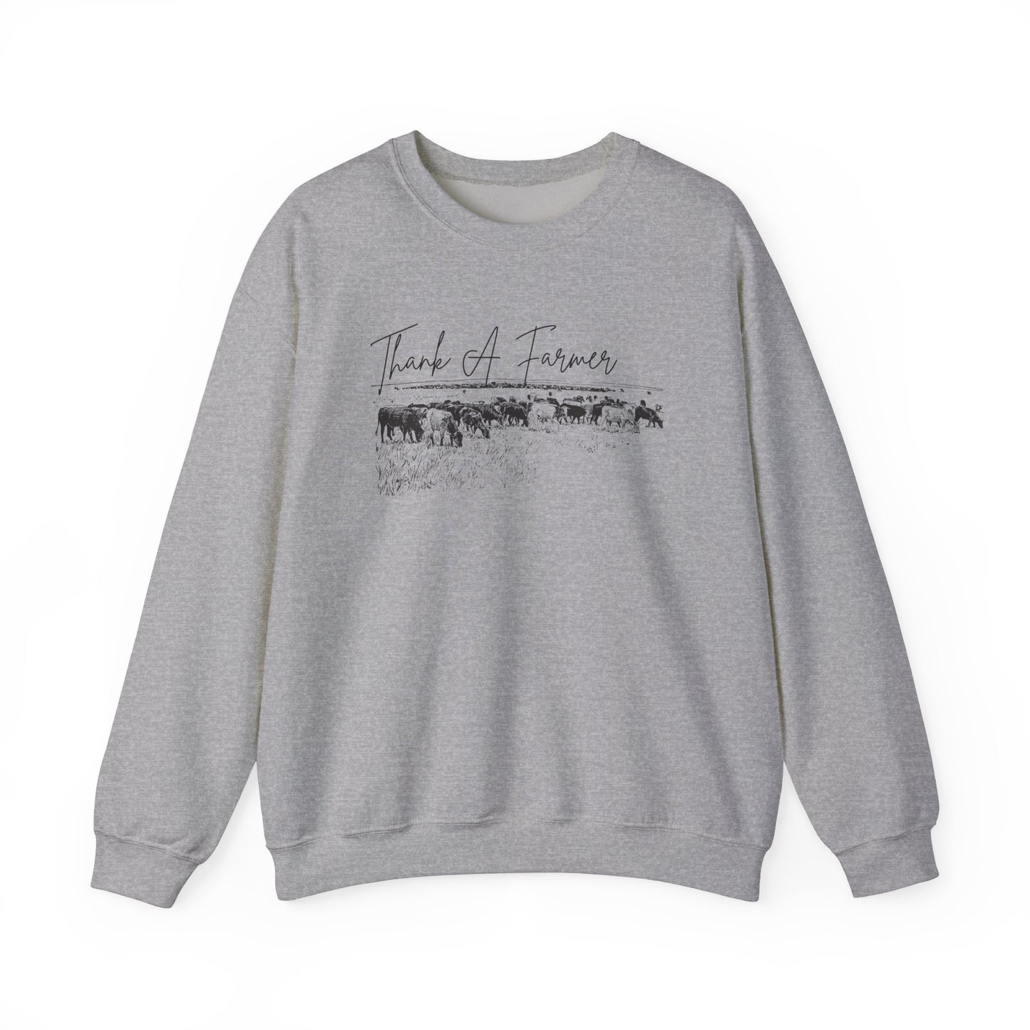 Thank A Farmer- Adult Unisex Heavy Blend™ Crewneck Sweatshirt