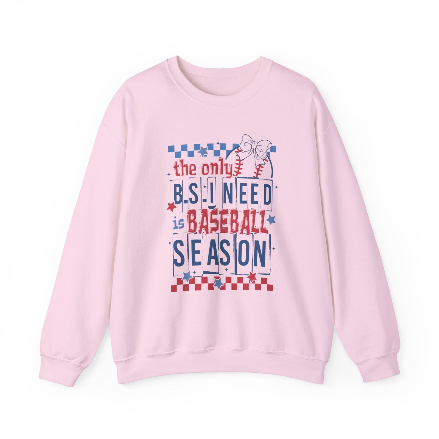 The Only BS- Baseball Season- Adult Unisex Heavy Blend™ Crewneck Sweatshirt