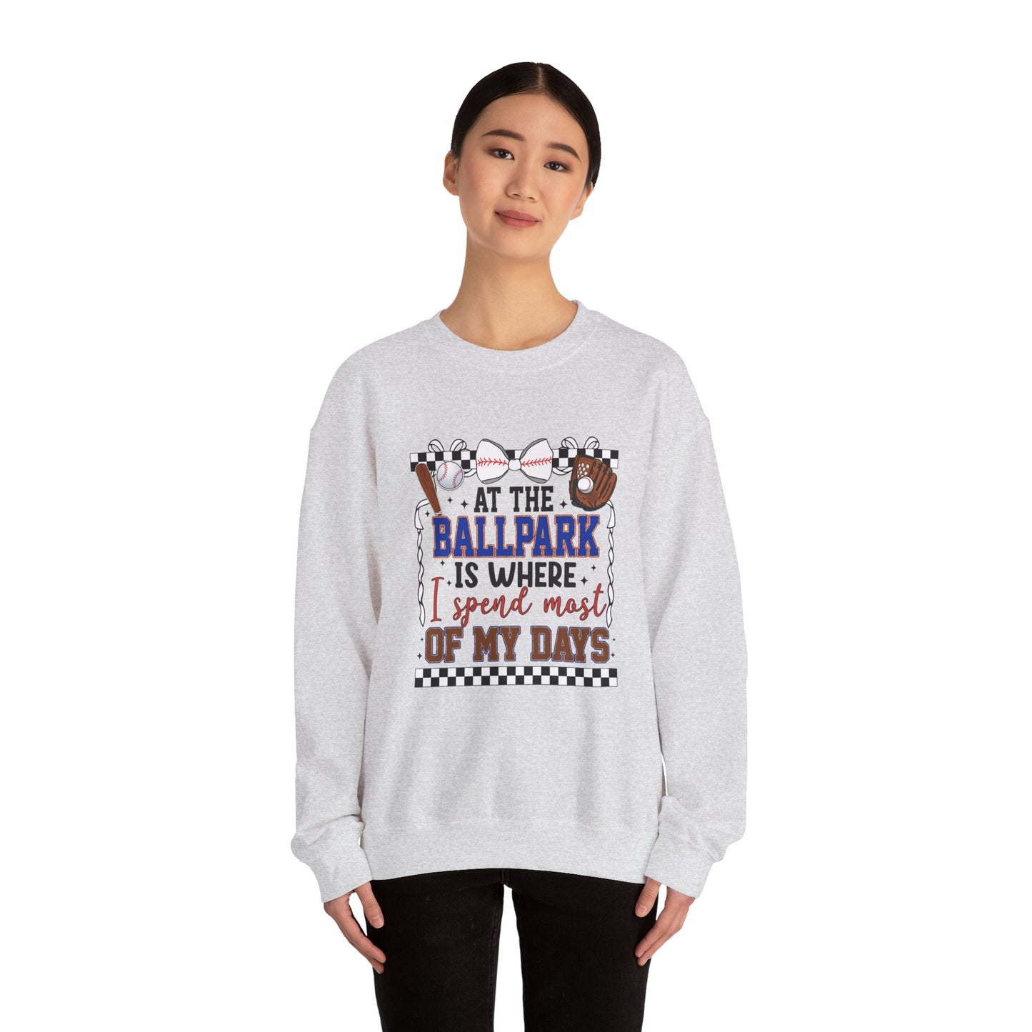 At The Ballpark- Adult Unisex Heavy Blend™ Crewneck Sweatshirt