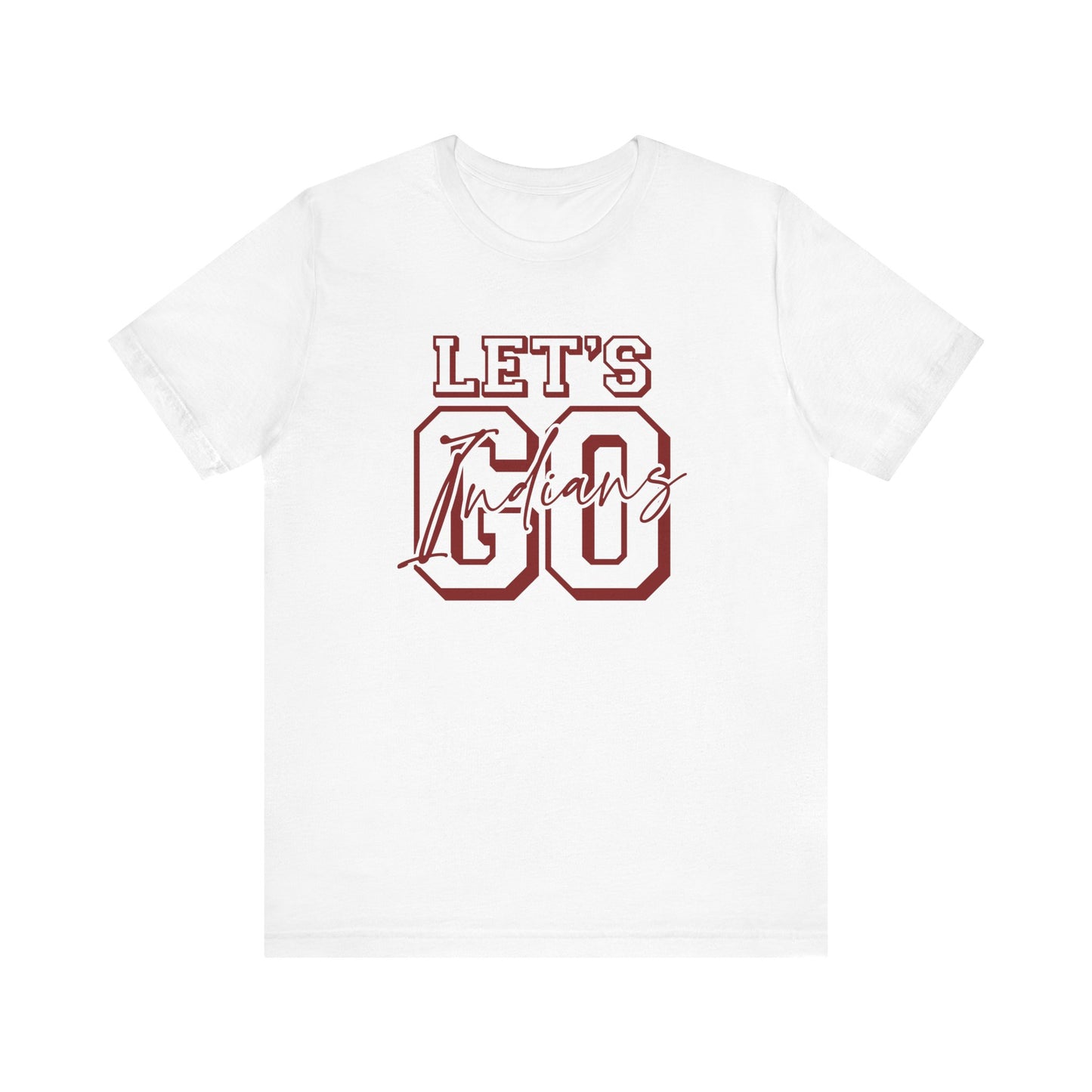 Let's Go Indians- Unisex Jersey Short Sleeve Tee