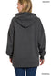 Oversized Hoodie Longline Sweatshirt