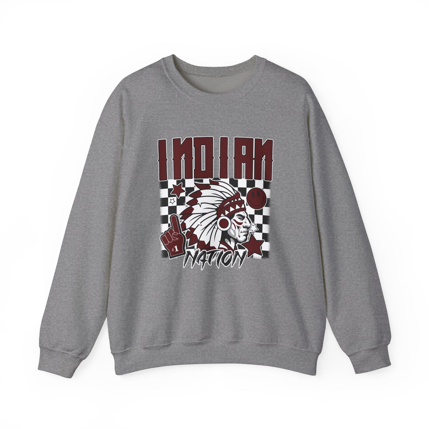 Indian Nation- Unisex Heavy Blend™ Crewneck Sweatshirt