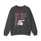 Falcons Baseball FAUX Glitter- Adult Unisex Heavy Blend™ Crewneck Sweatshirt