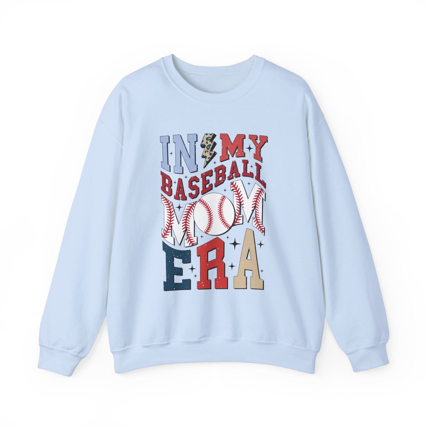 Baseball Mom- Adult Unisex Heavy Blend™ Crewneck Sweatshirt