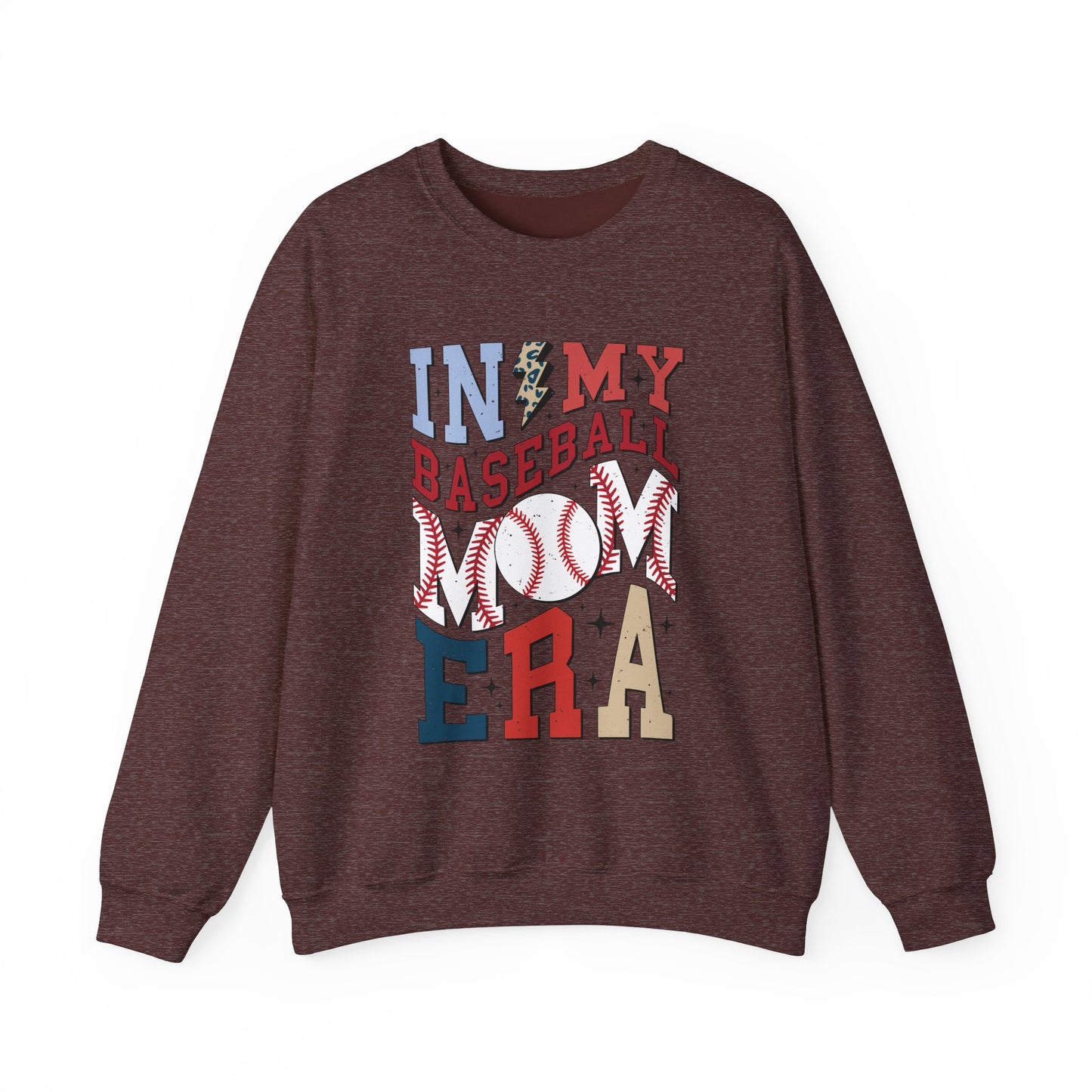 Baseball Mom- Adult Unisex Heavy Blend™ Crewneck Sweatshirt
