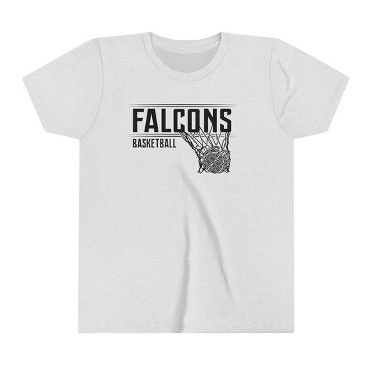 Falcons Basketball Youth Short Sleeve Tee