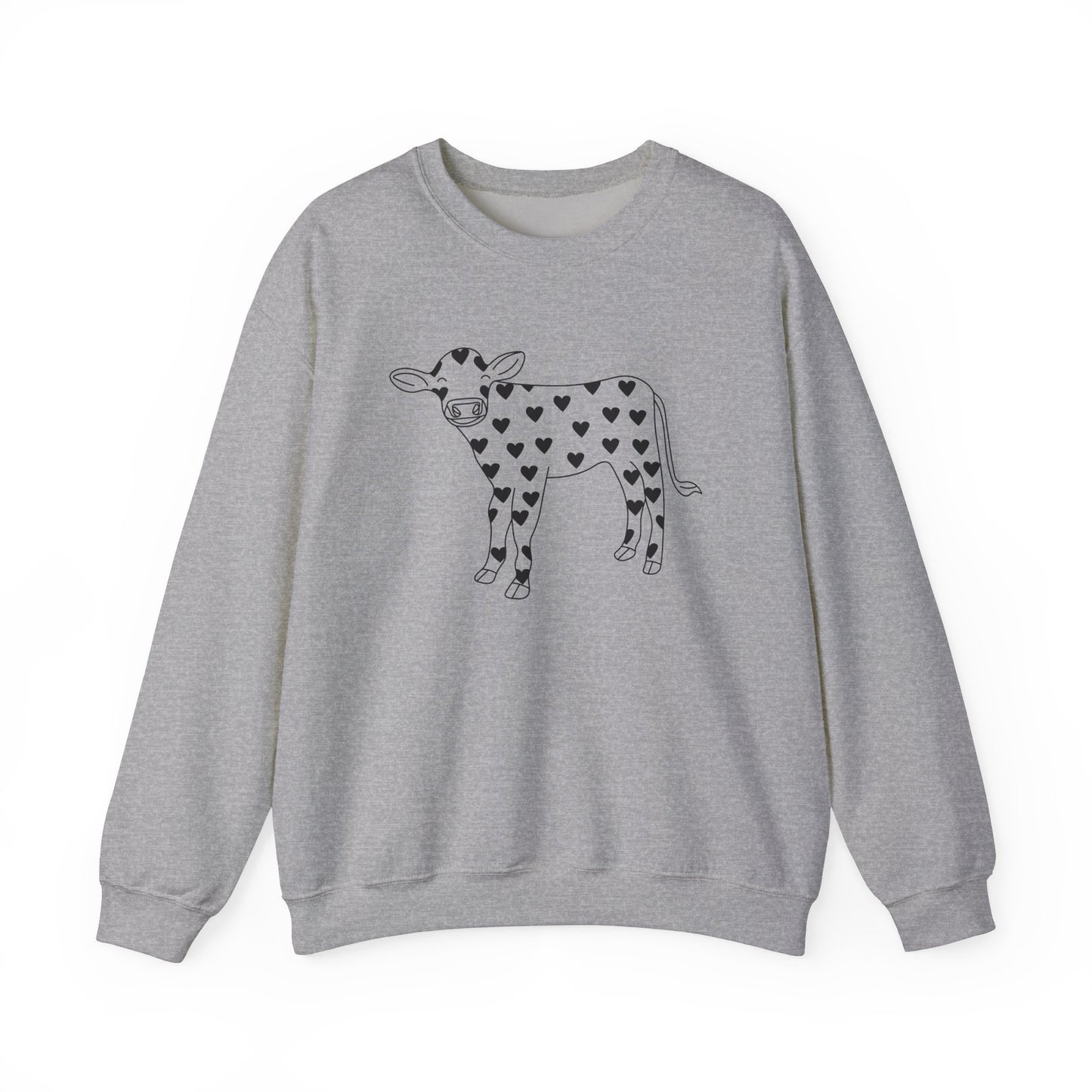 Valentine Cow - Unisex Heavy Blend™ Crewneck Sweatshirt