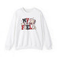 Baseball My Heart Is on That Field- Unisex Heavy Blend™ Crewneck Sweatshirt