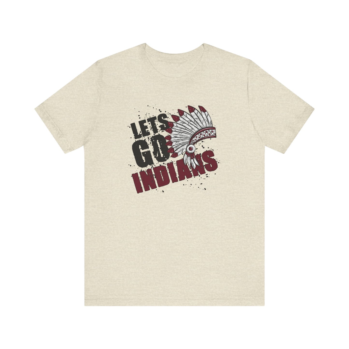 Let's Go Indians- Unisex Jersey Short Sleeve Tee