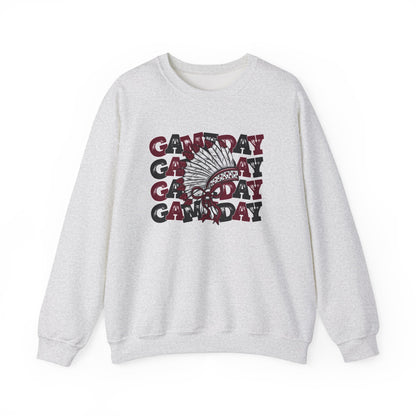 Game Day Indians - Unisex Heavy Blend™ Crewneck Sweatshirt