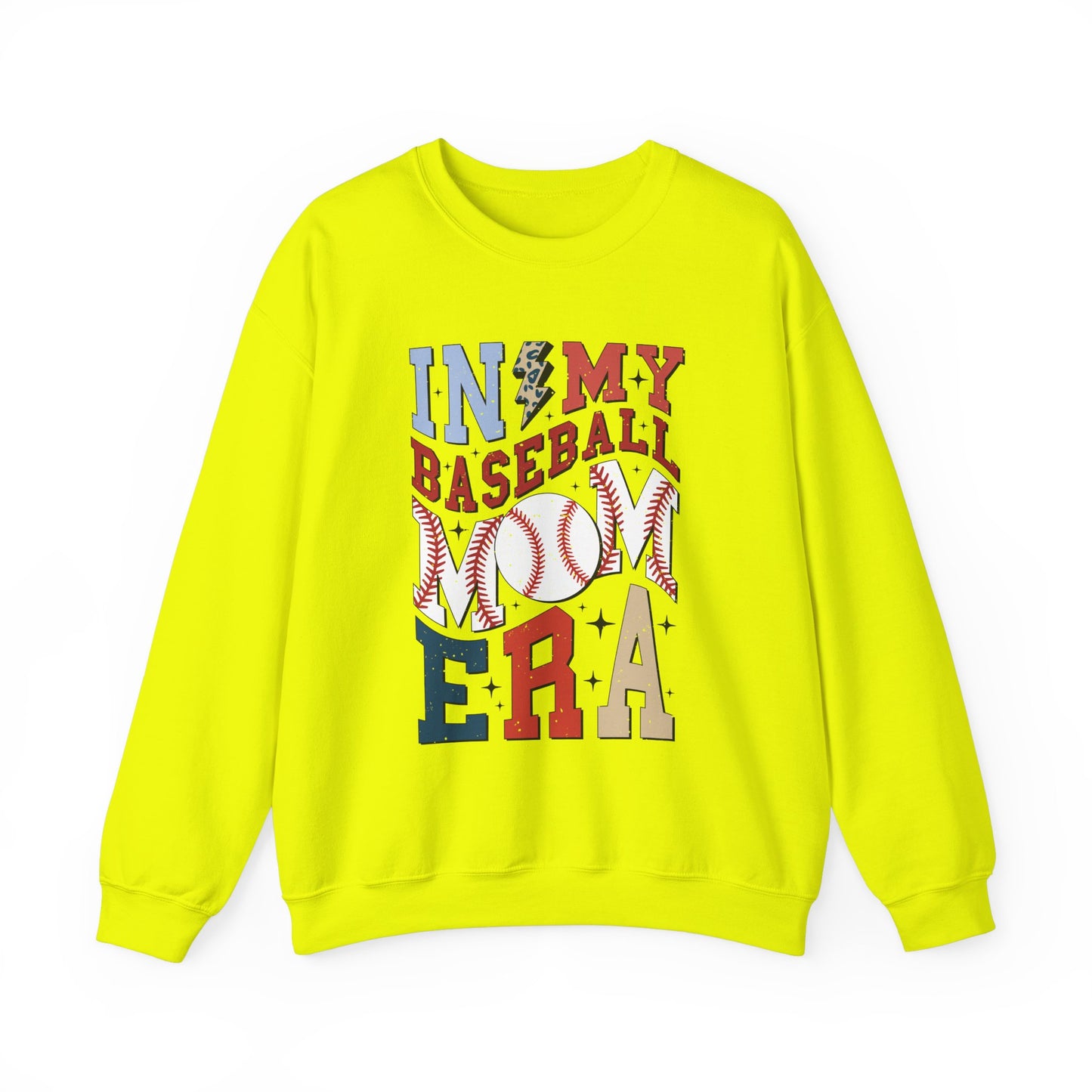 Baseball Mom- Adult Unisex Heavy Blend™ Crewneck Sweatshirt