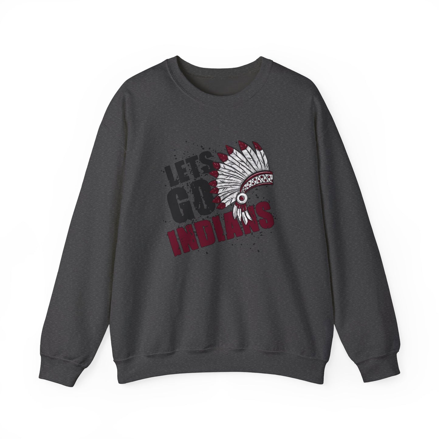 Let's Go Indians- Unisex Heavy Blend™ Crewneck Sweatshirt