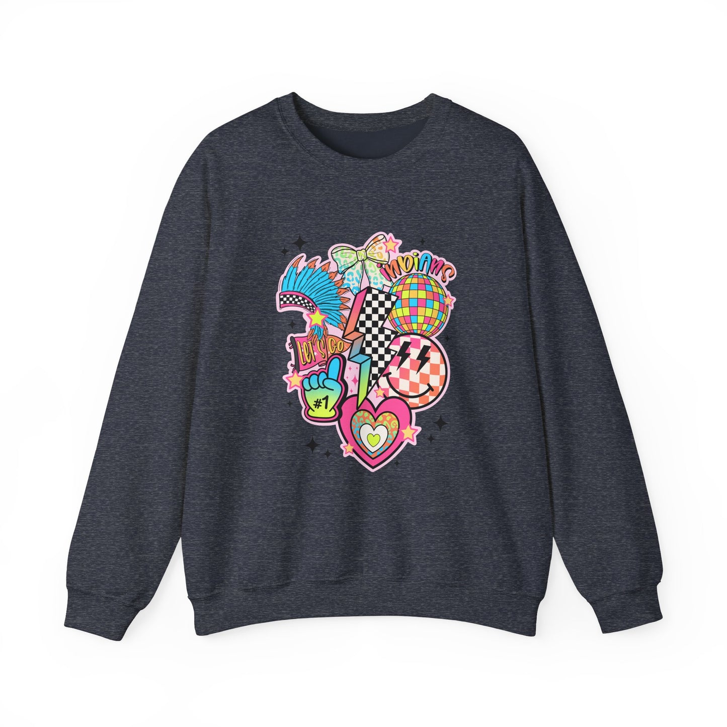 Indians- Unisex Heavy Blend™ Crewneck Sweatshirt