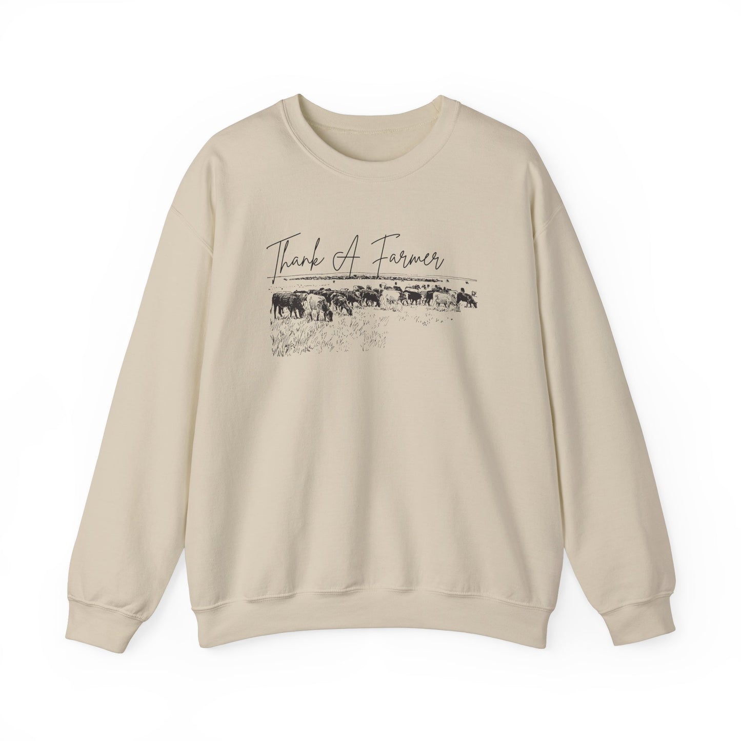 Thank A Farmer- Adult Unisex Heavy Blend™ Crewneck Sweatshirt