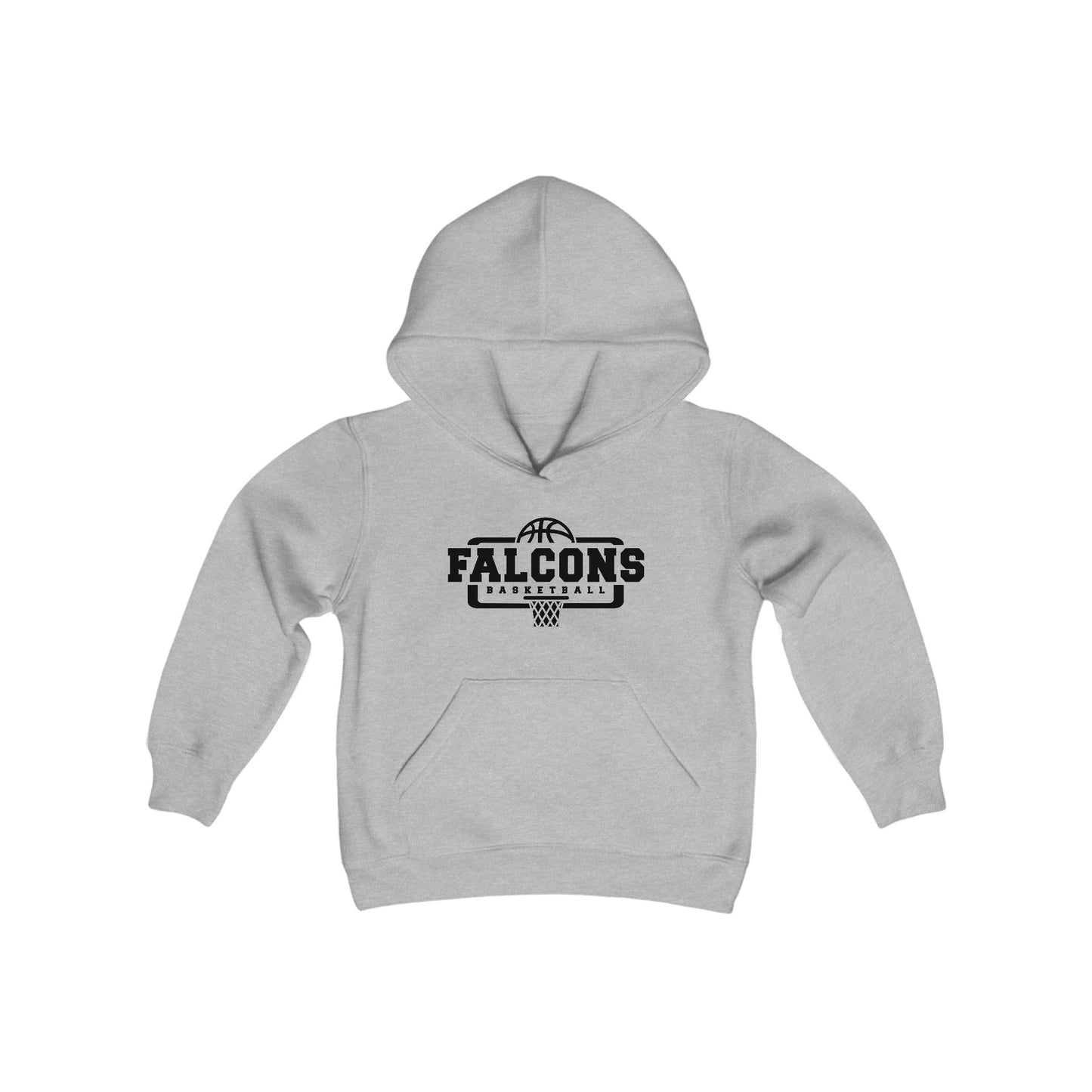 Falcons Basketball Youth Heavy Blend Hooded Sweatshirt