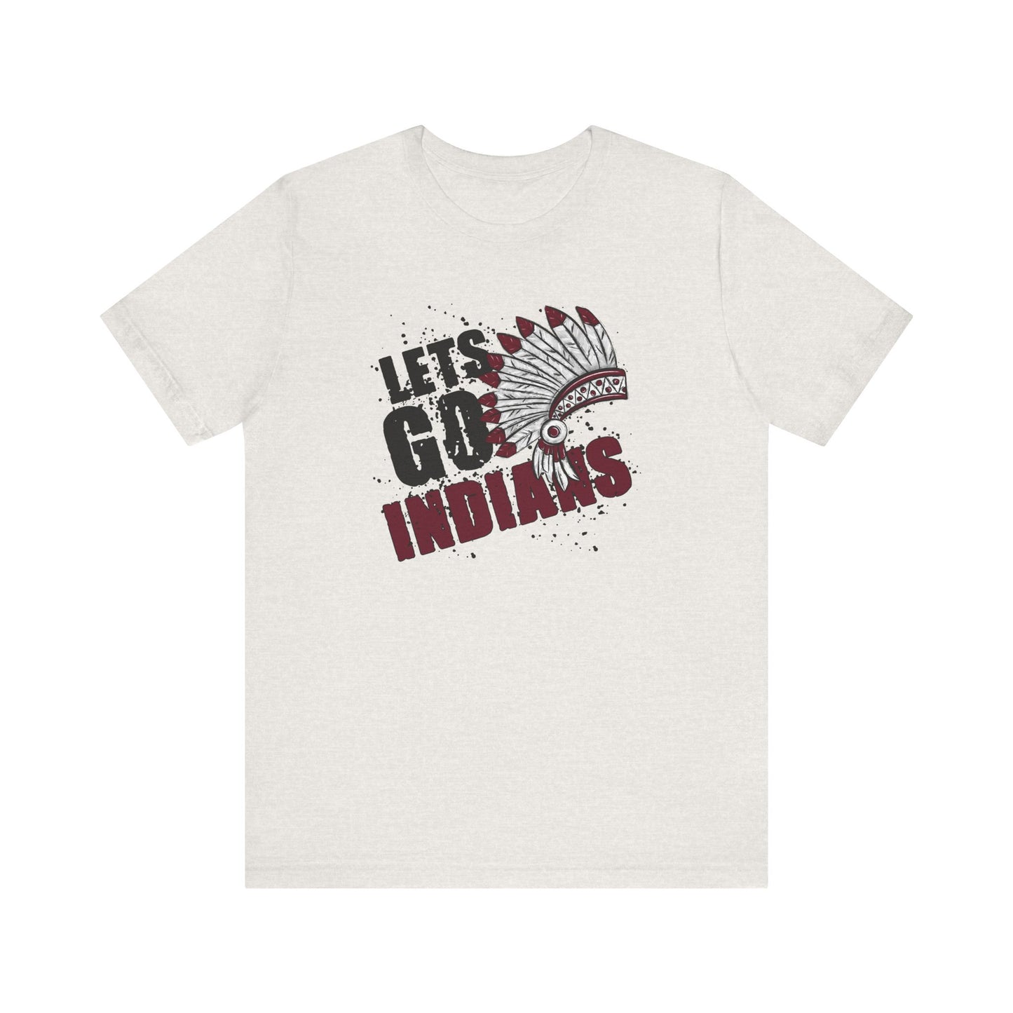 Let's Go Indians- Unisex Jersey Short Sleeve Tee