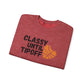 Classy Until Tipoff- adult Unisex Heavy Blend™ Crewneck Sweatshirt