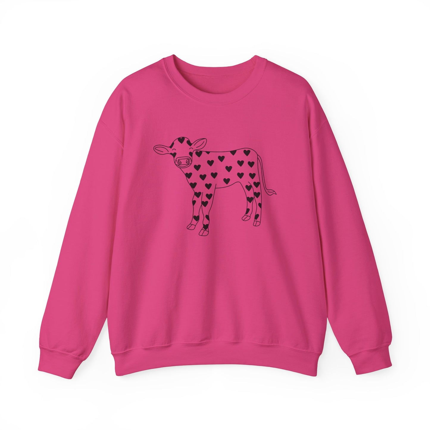 Valentine Cow - Unisex Heavy Blend™ Crewneck Sweatshirt