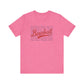 Baseball Words- Adult Unisex Jersey Short Sleeve Tee