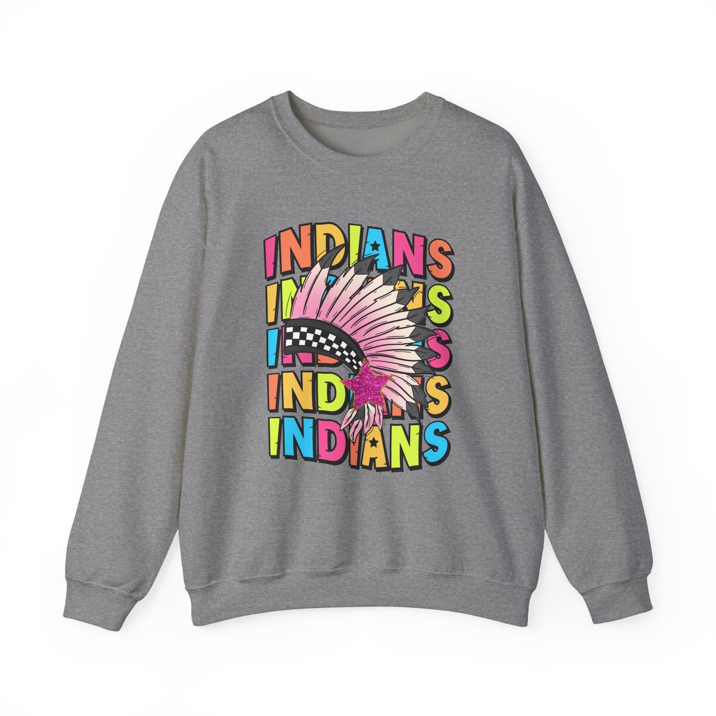 Indians- Unisex Heavy Blend™ Crewneck Sweatshirt