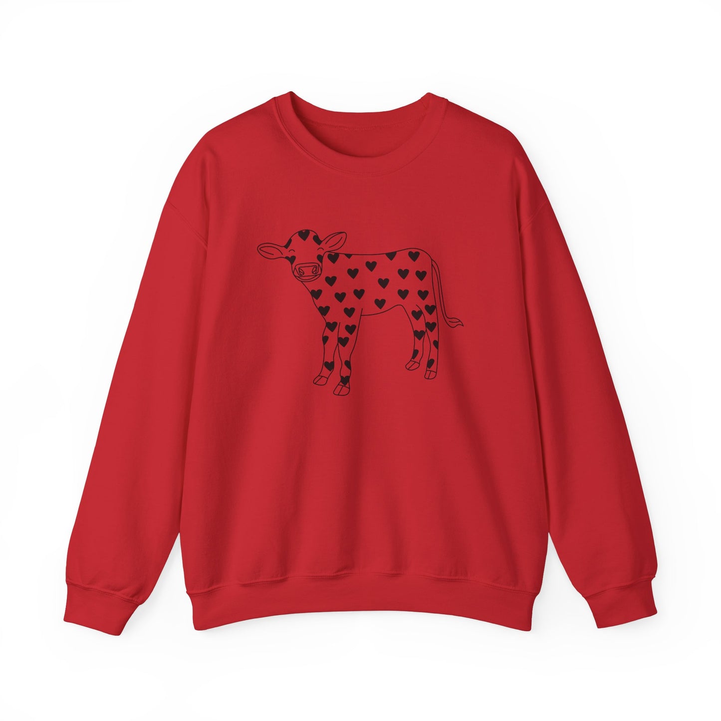 Valentine Cow - Unisex Heavy Blend™ Crewneck Sweatshirt