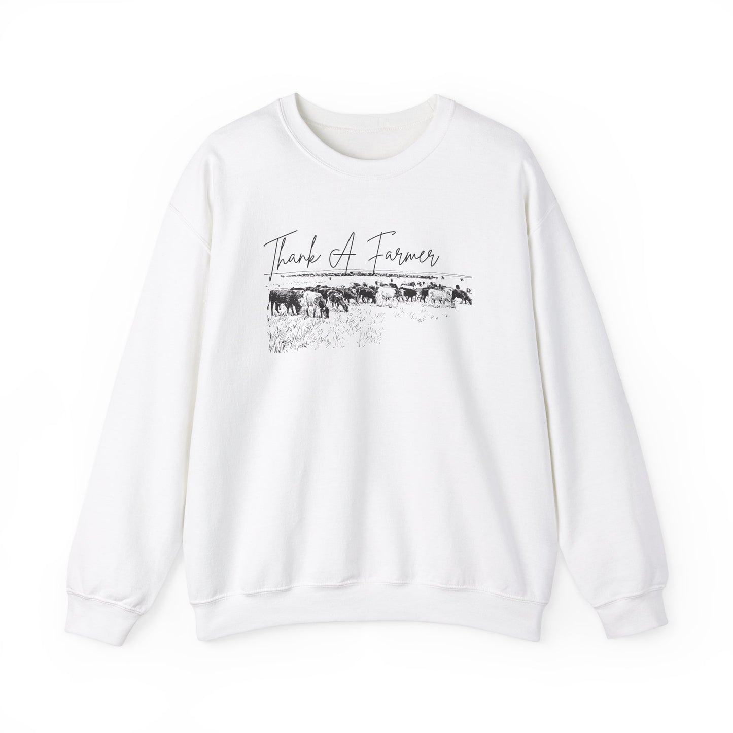 Thank A Farmer- Adult Unisex Heavy Blend™ Crewneck Sweatshirt
