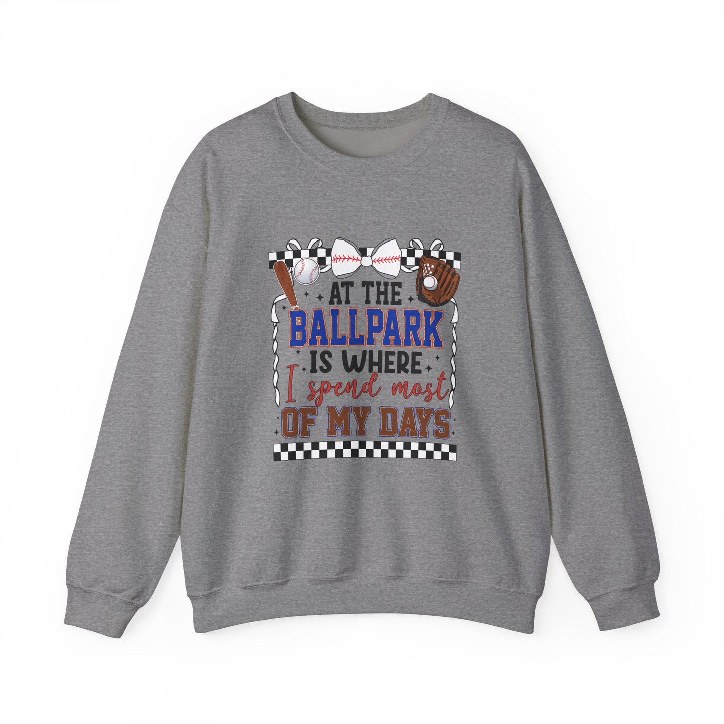 At The Ballpark- Adult Unisex Heavy Blend™ Crewneck Sweatshirt