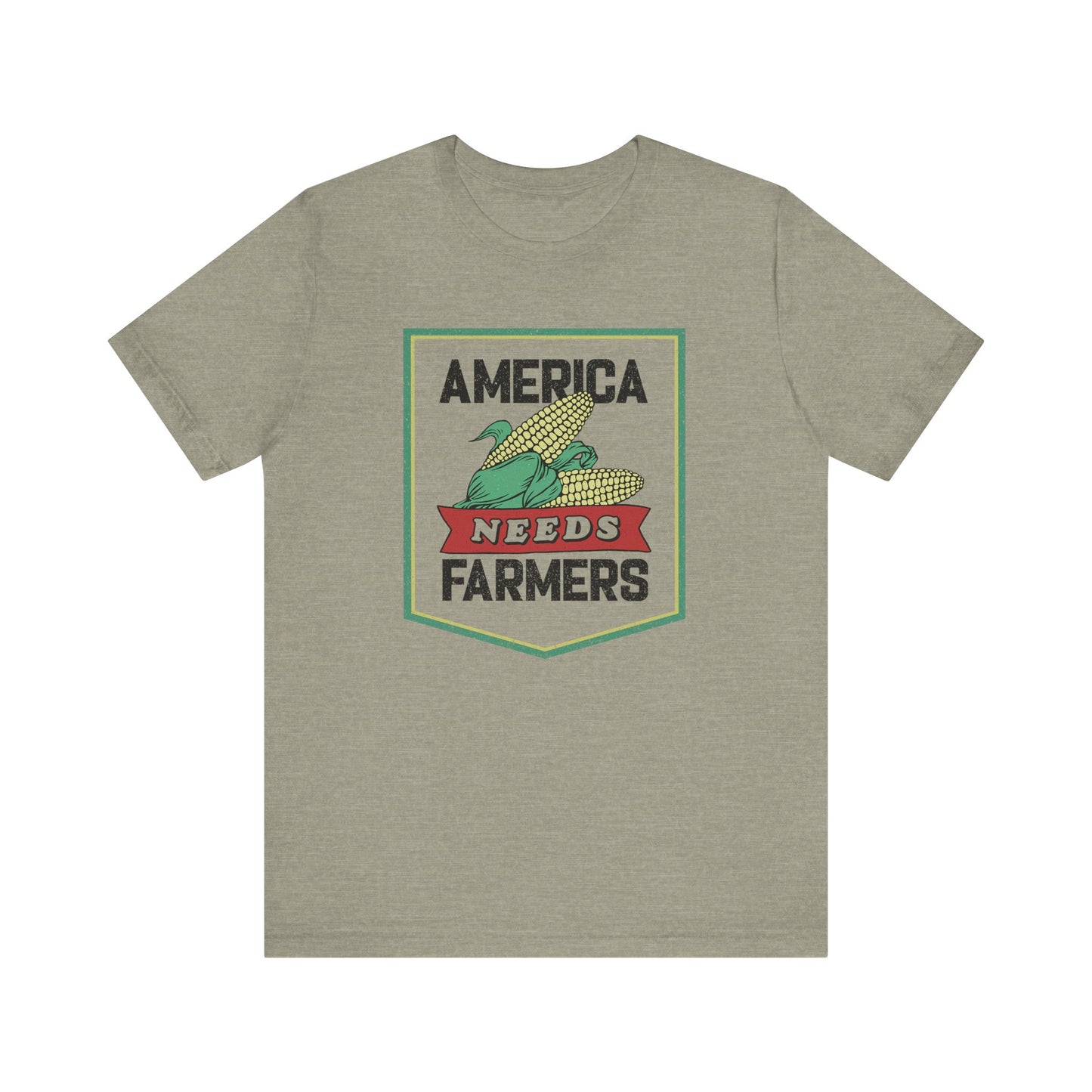 America Needs Farmers Unisex Tee - Bella and Canvas